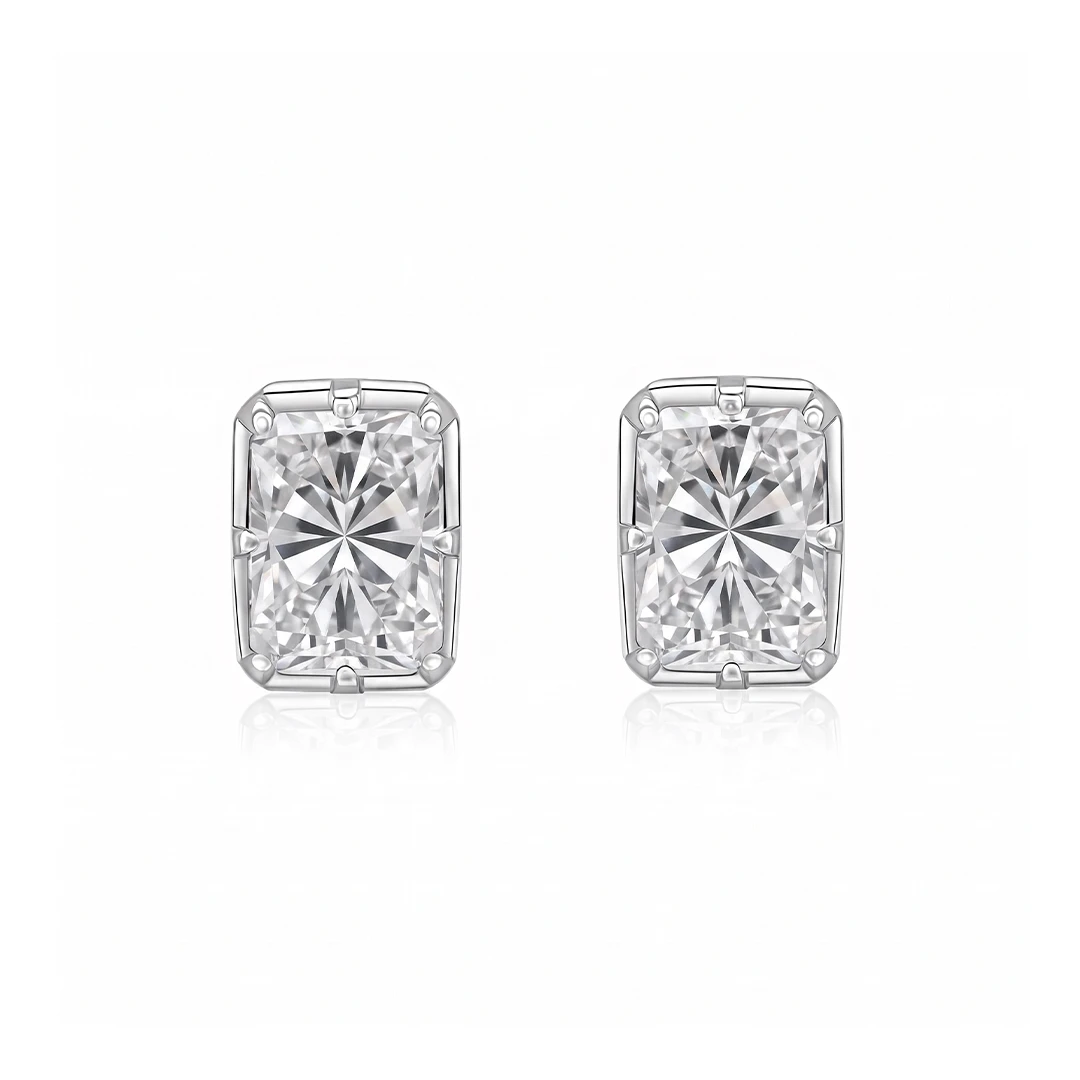 Zandaya Multi-Shape Moissanite Stud Earrings