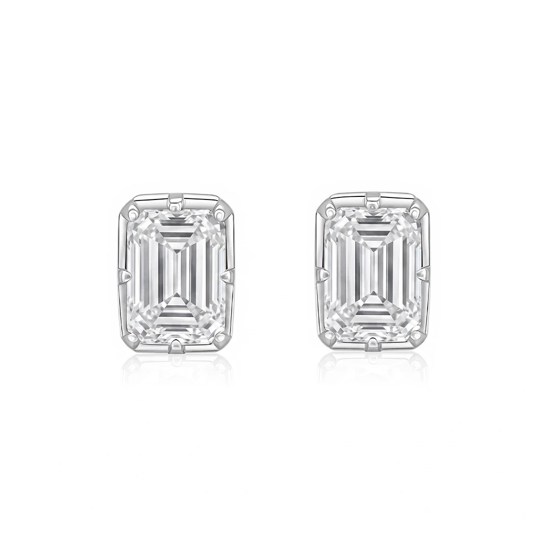 Zandaya Multi-Shape Moissanite Stud Earrings