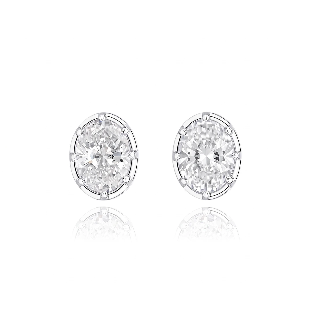 Zandaya Multi-Shape Moissanite Stud Earrings