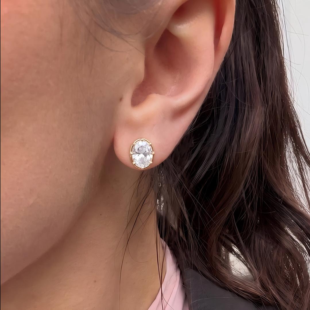 Zandaya Multi-Shape Moissanite Stud Earrings