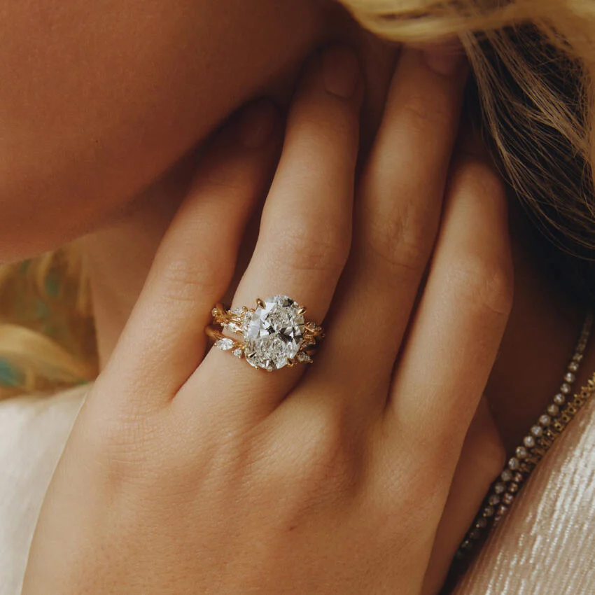 Kirsten Moissanite Engagement Ring