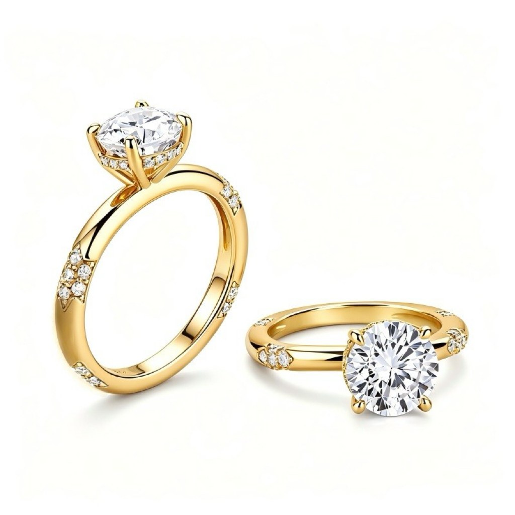 Secret Garden Moissanite Ring