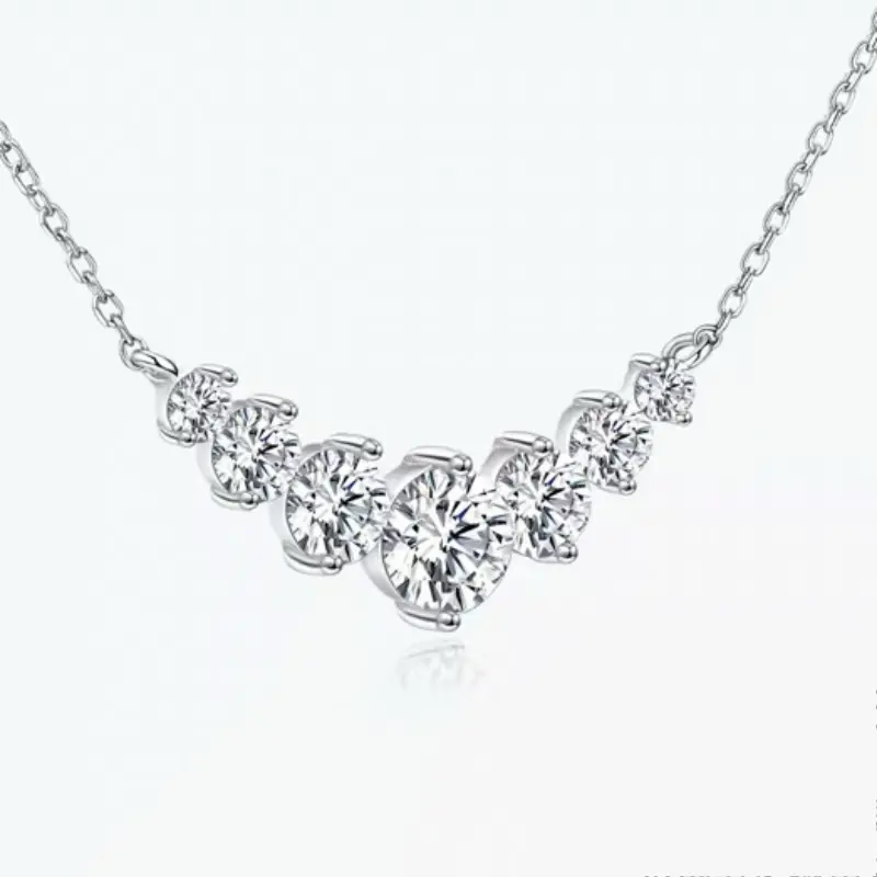 Classic Smile Moissanite Necklace