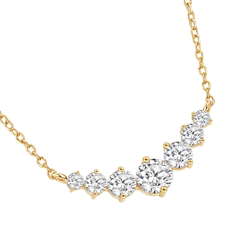 Classic Smile Moissanite Necklace
