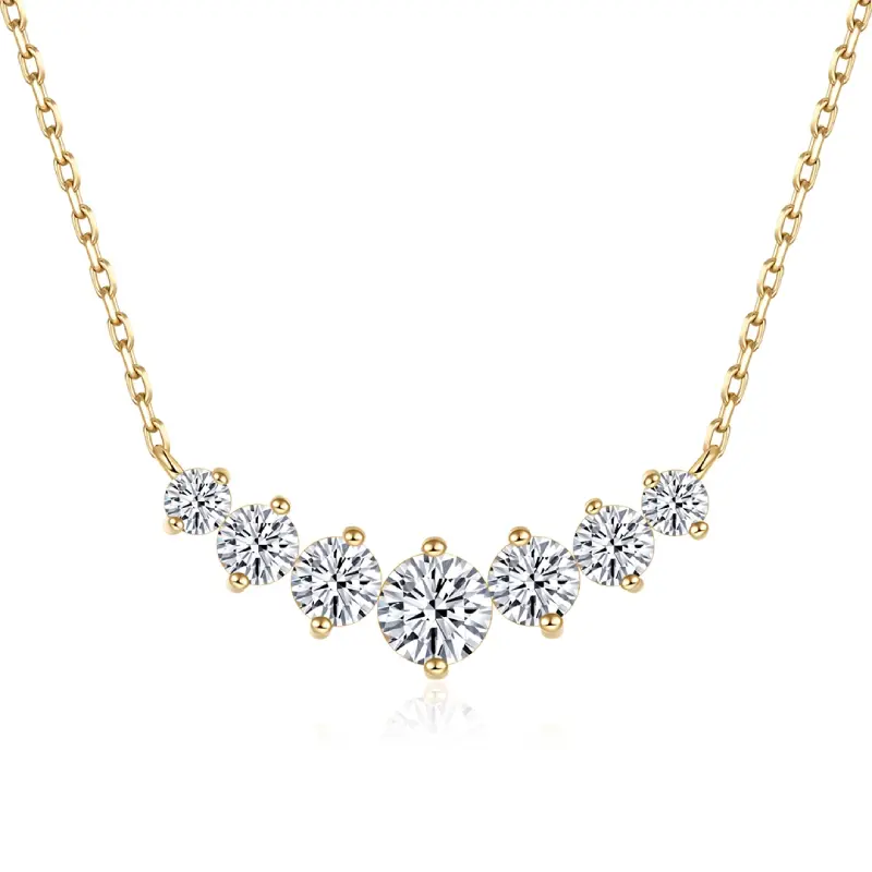 Classic Smile Moissanite Necklace