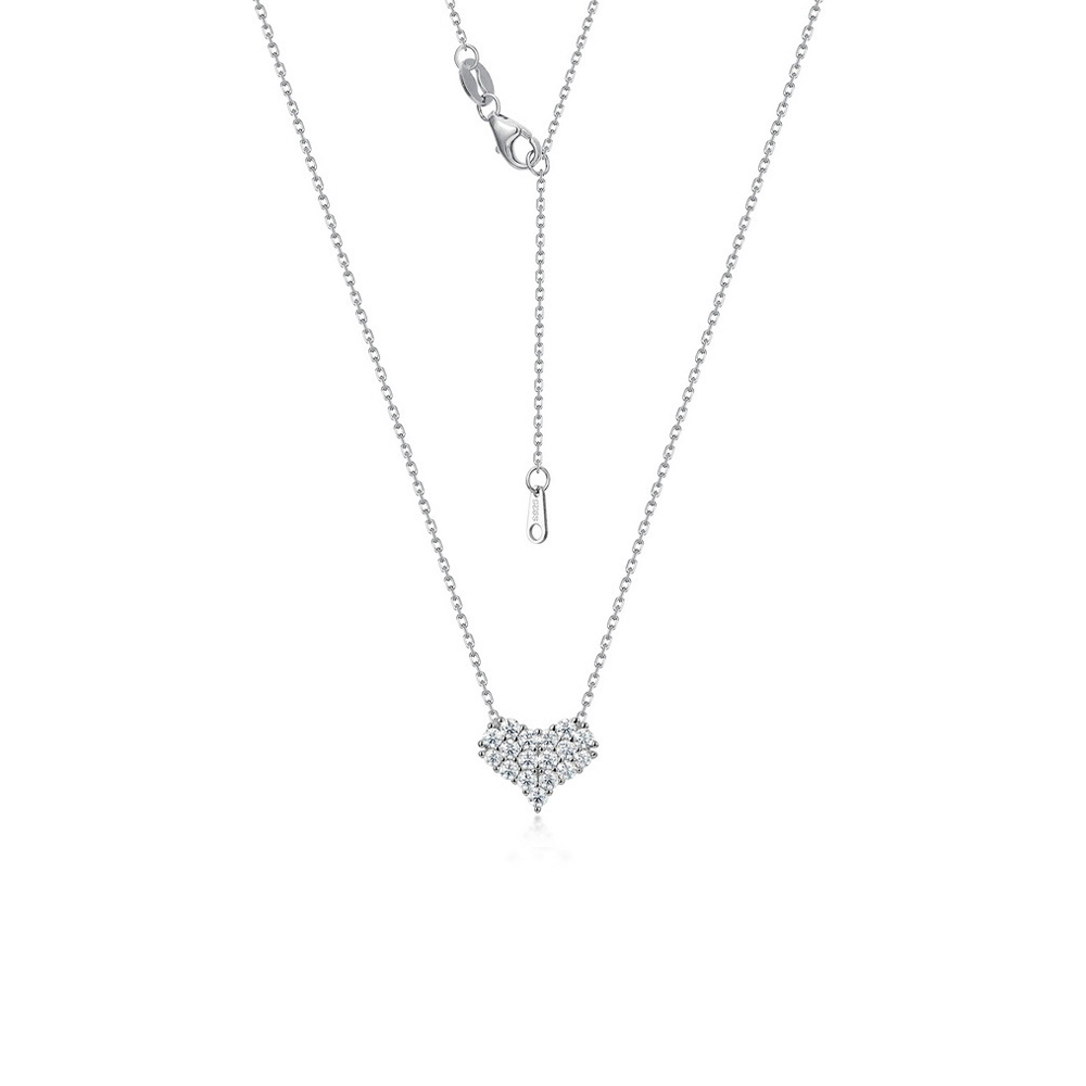 Heart Moissanite Necklace