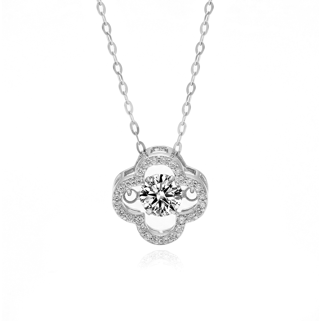 Beating Heart Moissanite Necklace