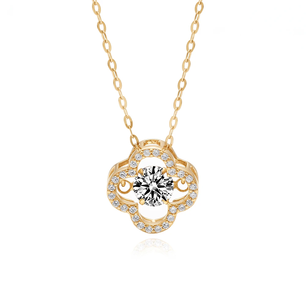 Beating Heart Moissanite Necklace