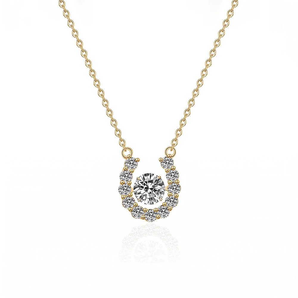 Beating Heart Moissanite Necklace
