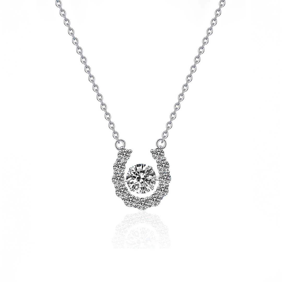 Beating Heart Moissanite Necklace