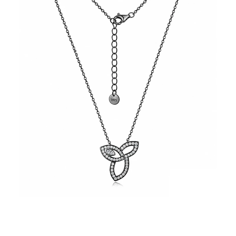 Lily Flower Moissanite Necklace