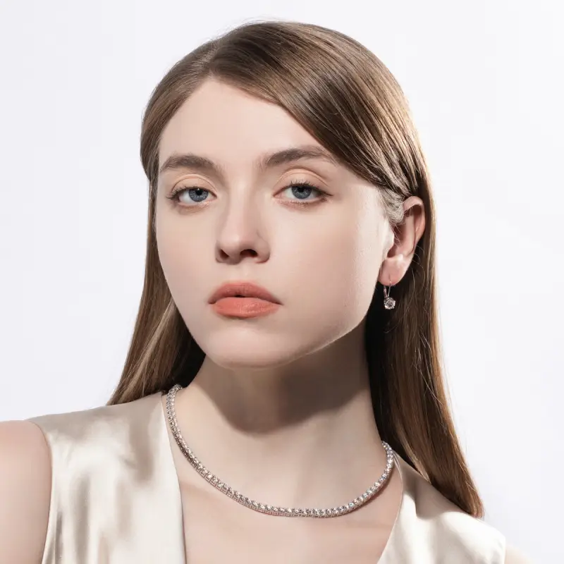 Classic Leverback Moissanite Earrings