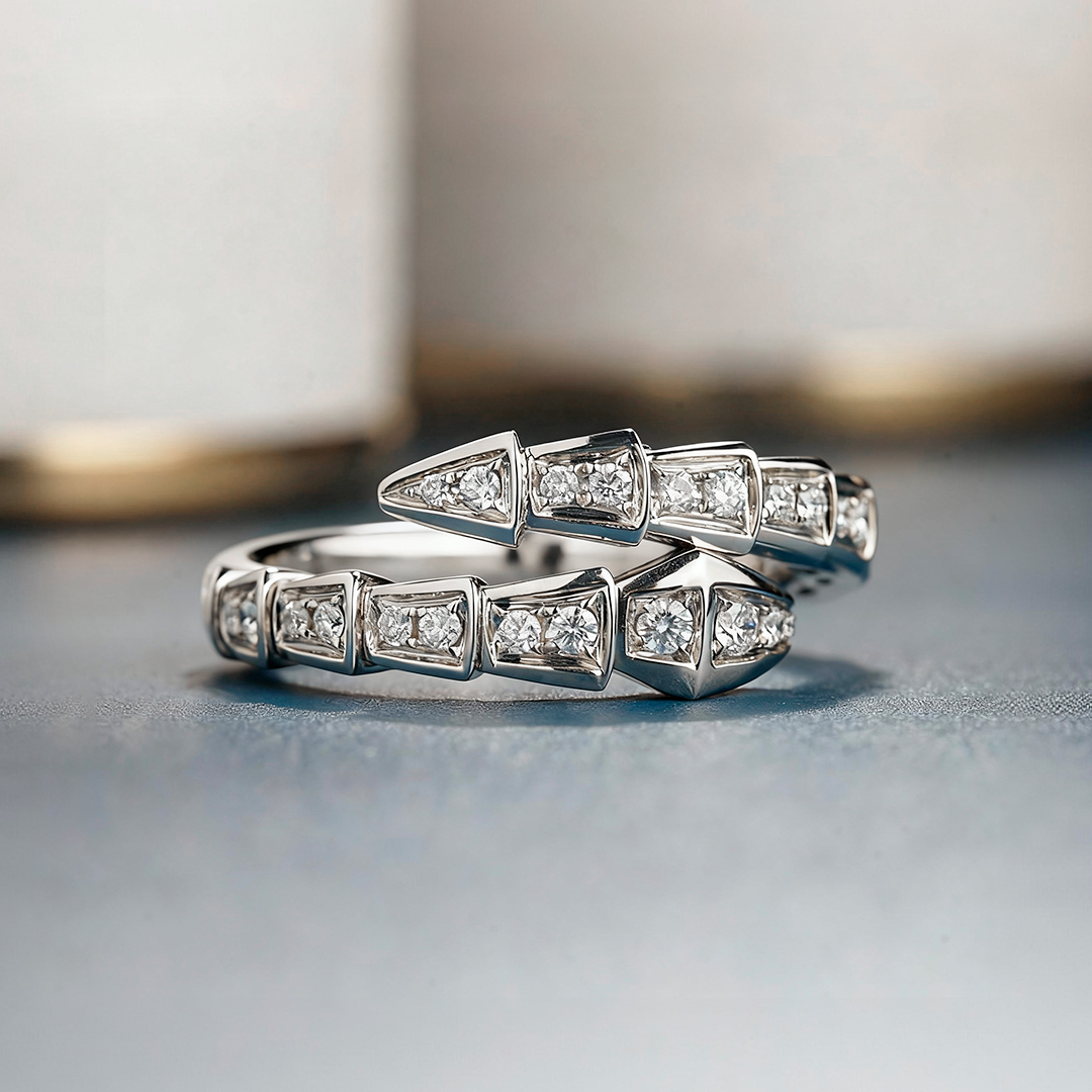 Viper Moissanite Ring