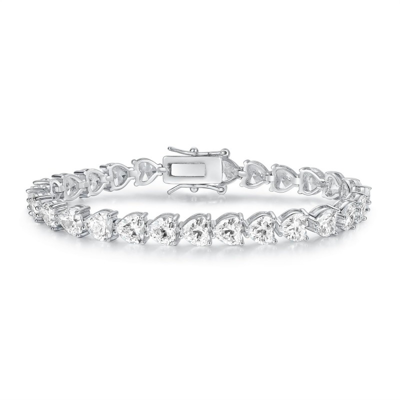 Heart Tennis Bracelet
