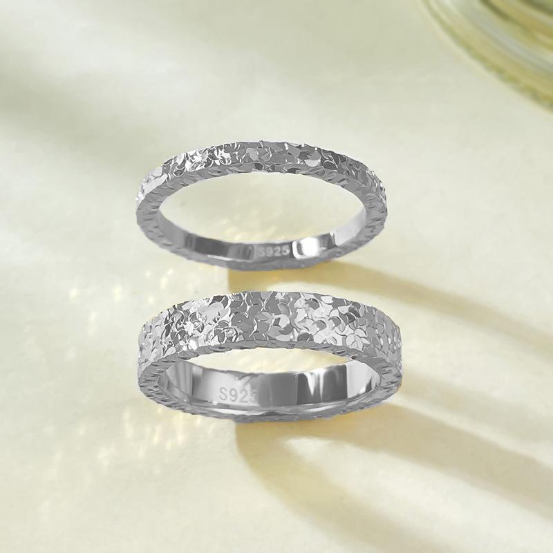 Sparkling Irregular Wedding Band