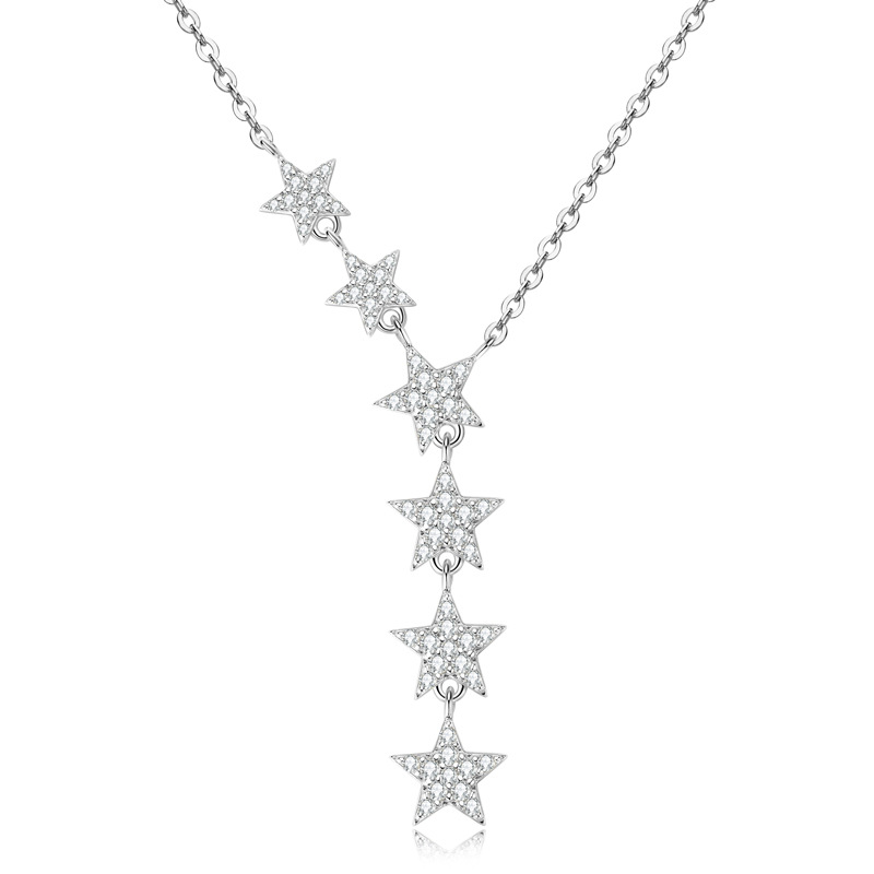 Celestial Star Moissanite Necklace