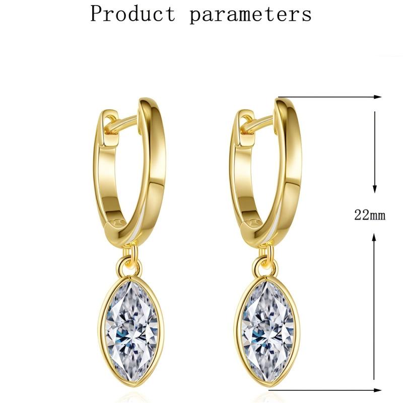 Multi-Shape Moissanite Drop Earrings (1.0 ct.tw.)