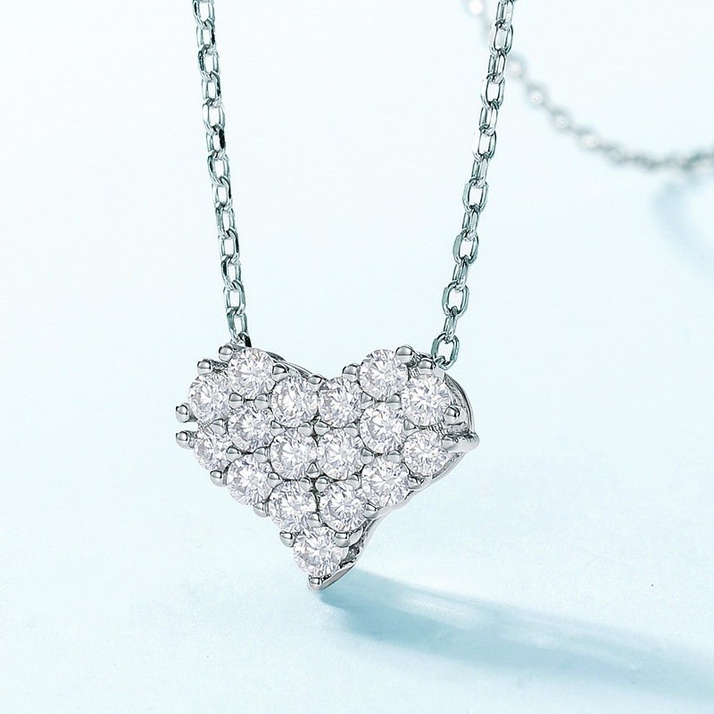 Heart Moissanite Necklace