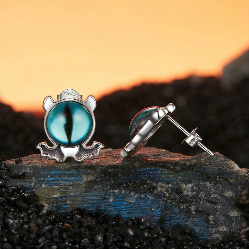 Evil Eye Protection Stud Earrings