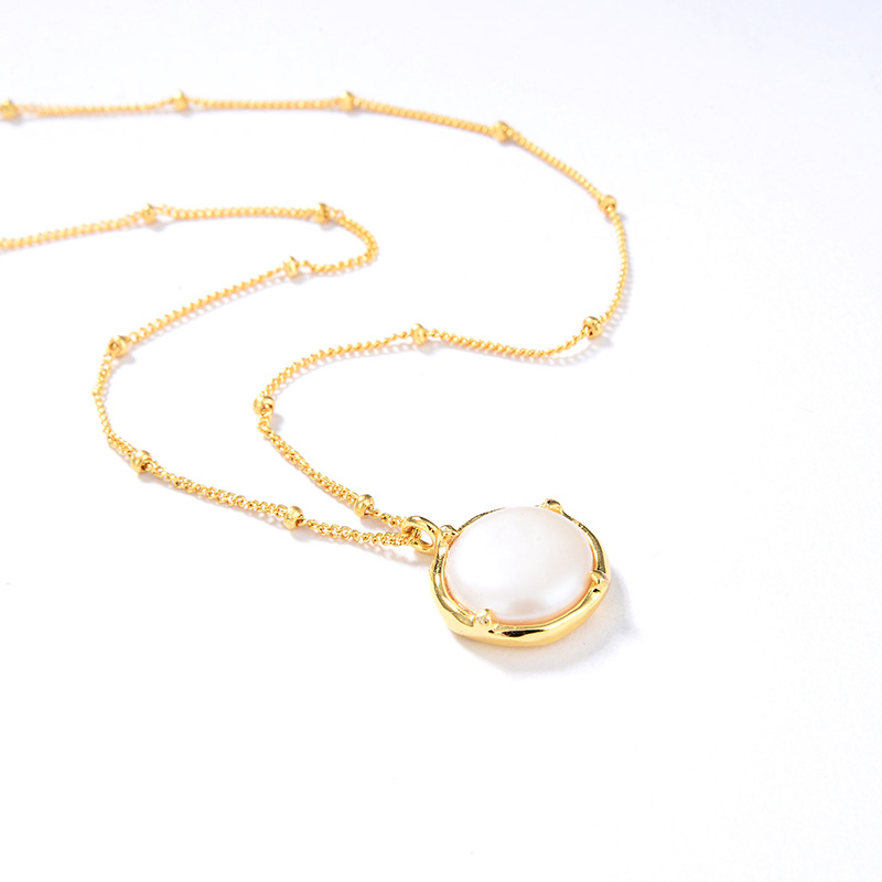 Halo Baroque Pearl Necklace