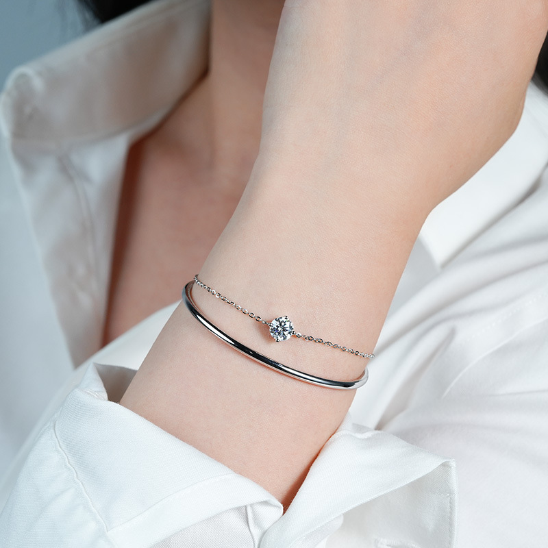 Leach Moissanite Bracelet