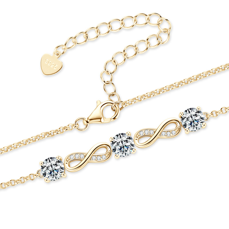 Wireless Symbol Moissanite Bracelet