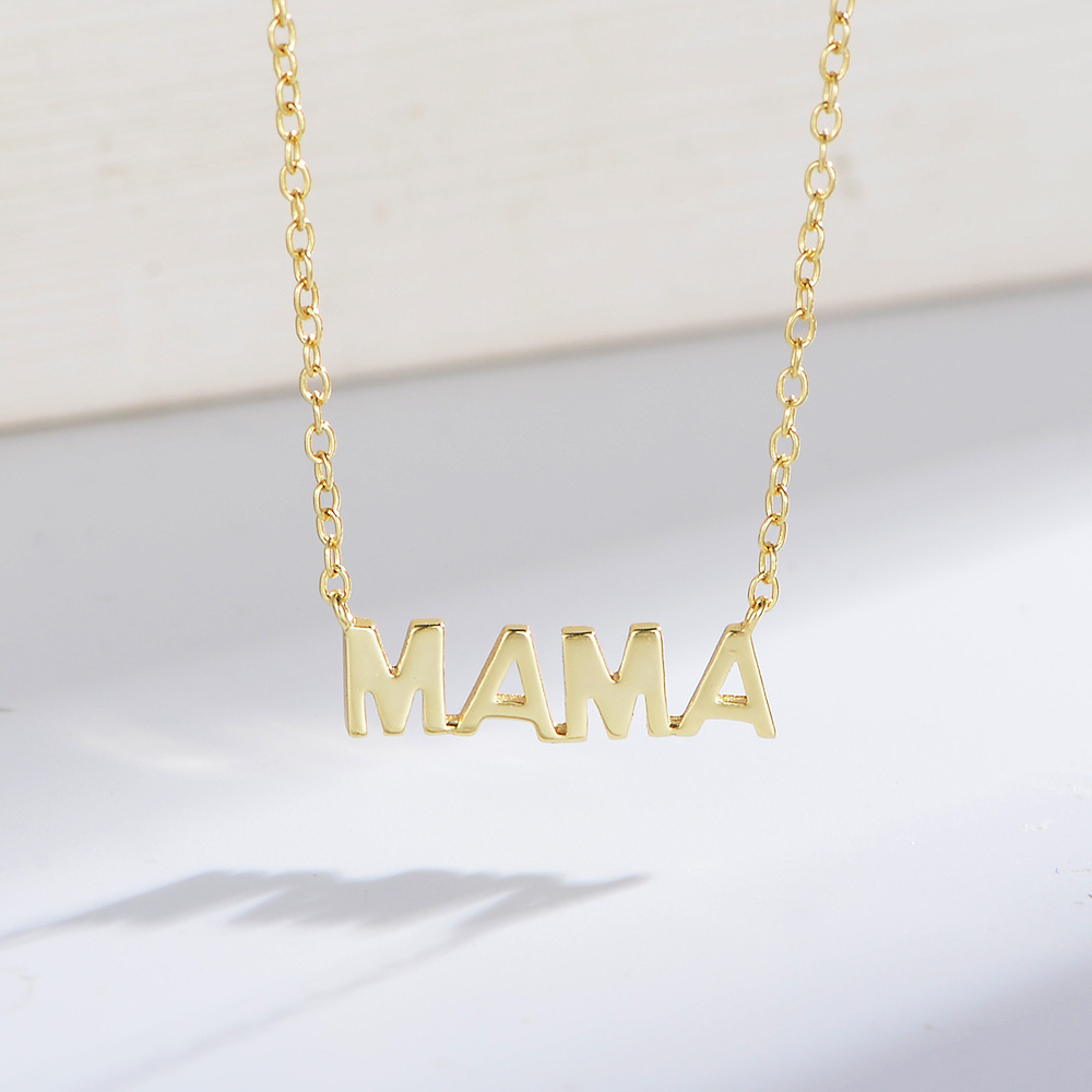 Mama Silver Necklace