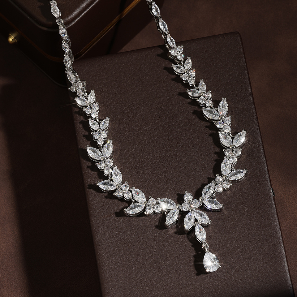 Leaf Bridal Necklace