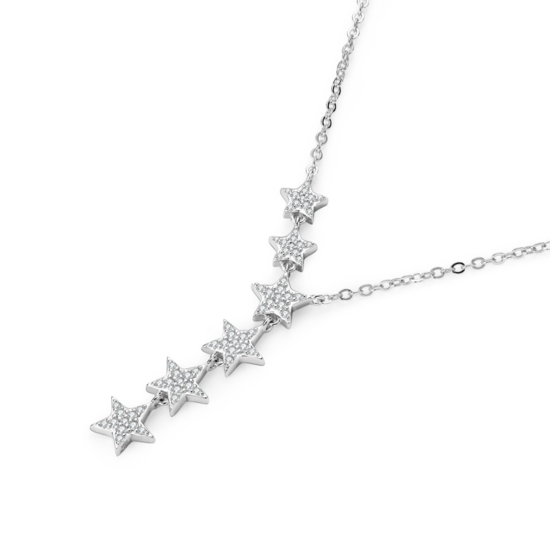 Celestial Star Moissanite Necklace