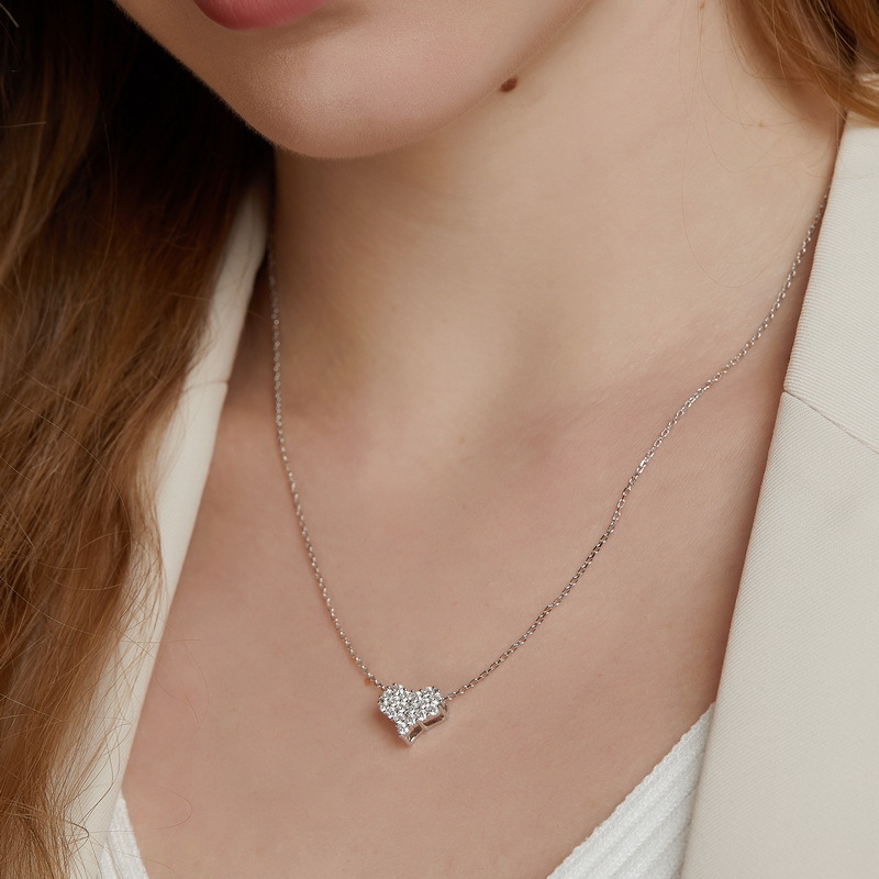 Heart Moissanite Necklace