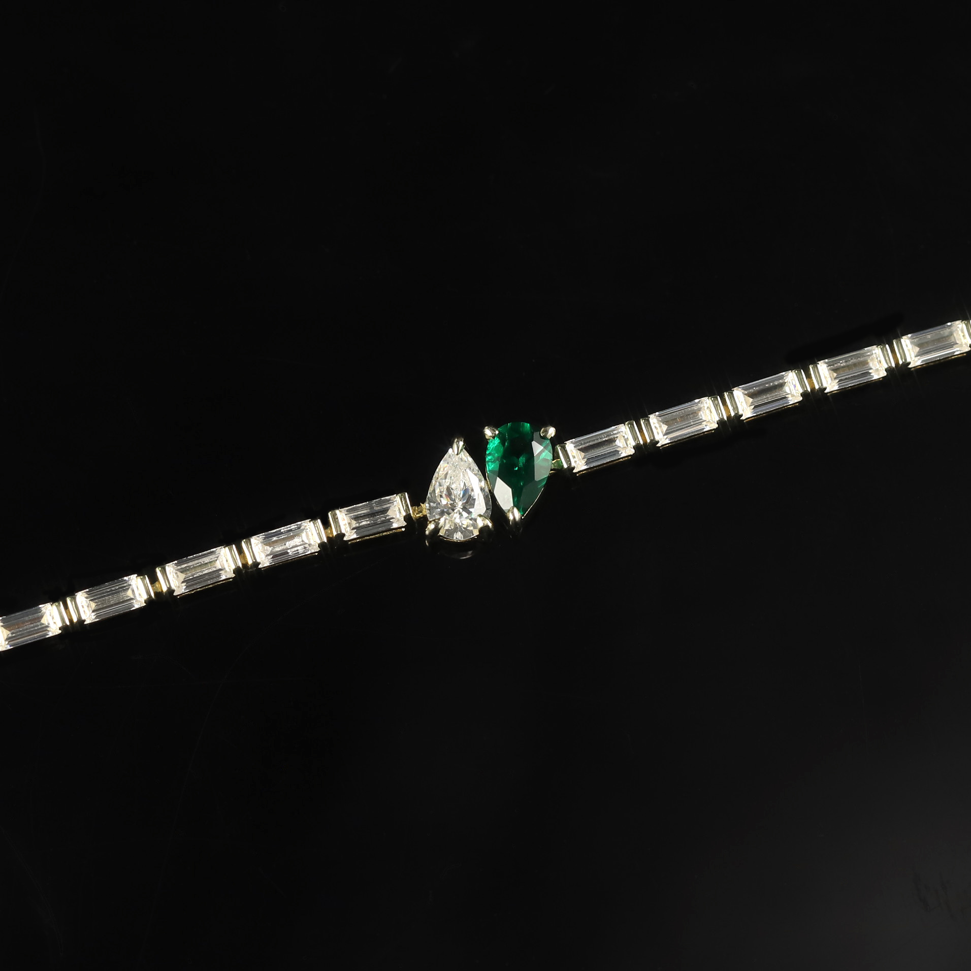 Alyssa Radiant Bouquet Moissanite Ring