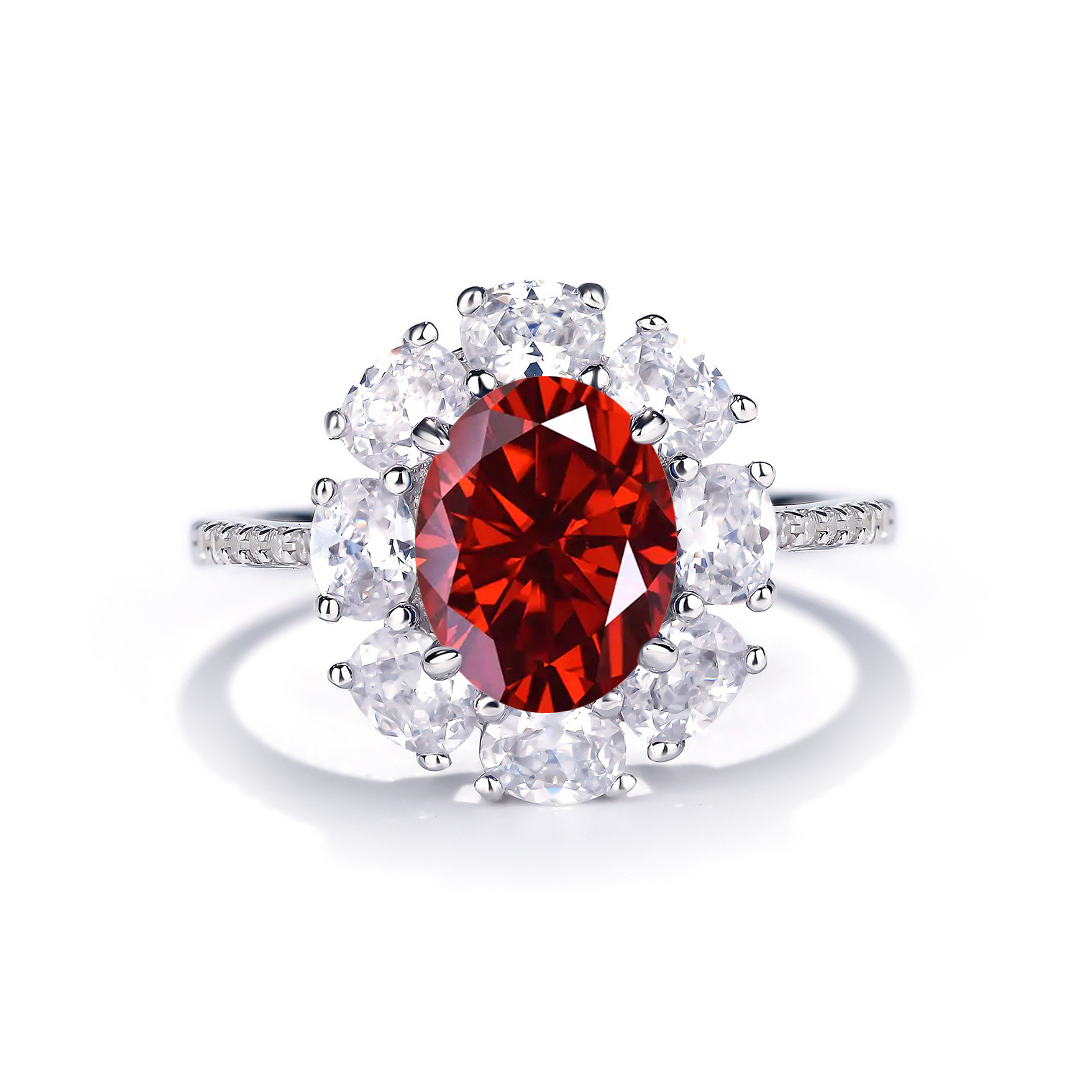 Princess Diana's Halo Moissanite Engagement Ring