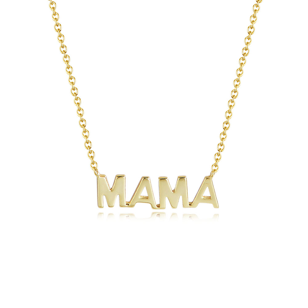 Mama Silver Necklace
