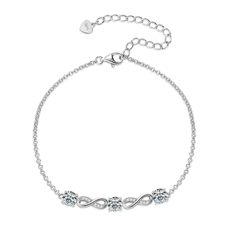 Wireless Symbol Moissanite Bracelet