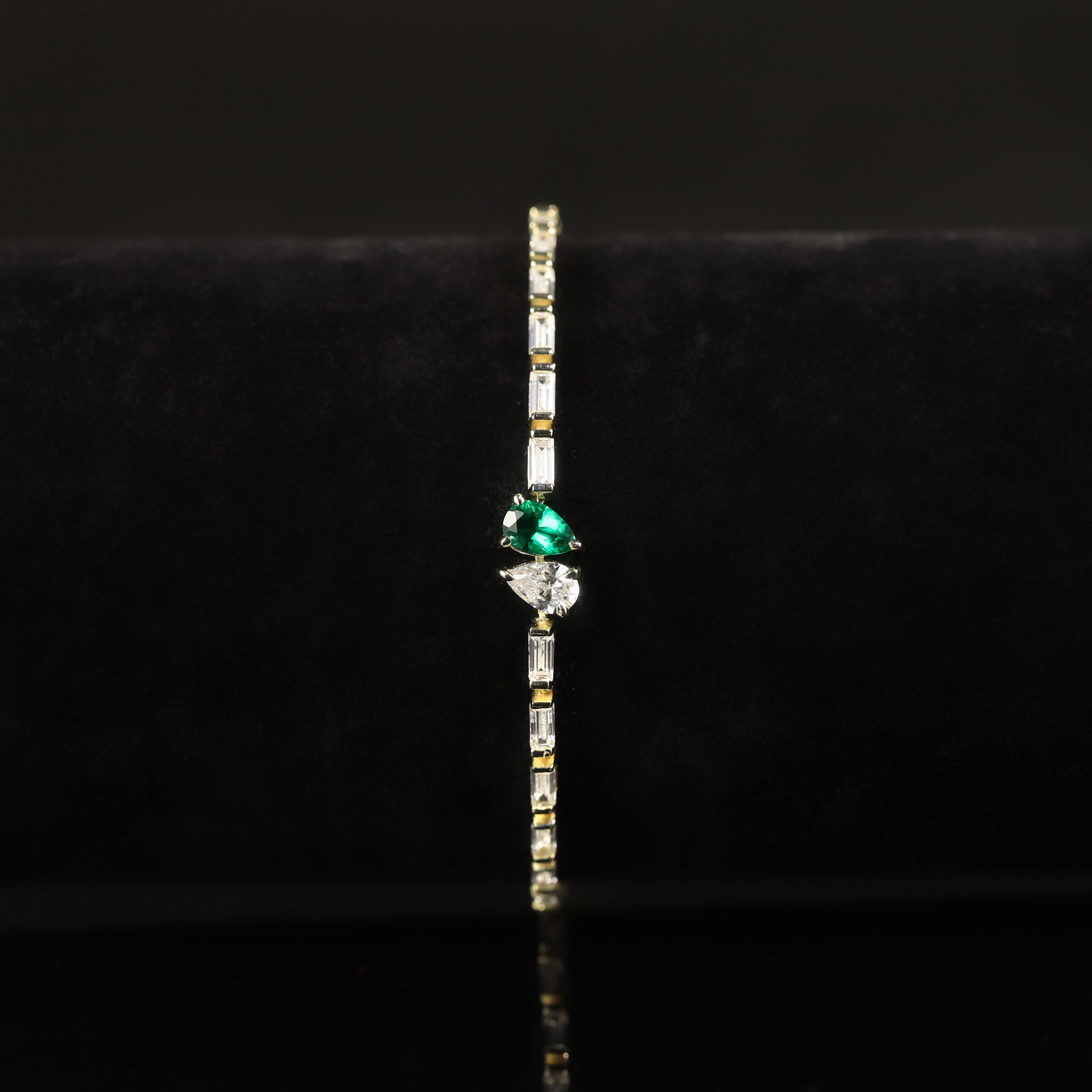 Alyssa Radiant Bouquet Moissanite Ring