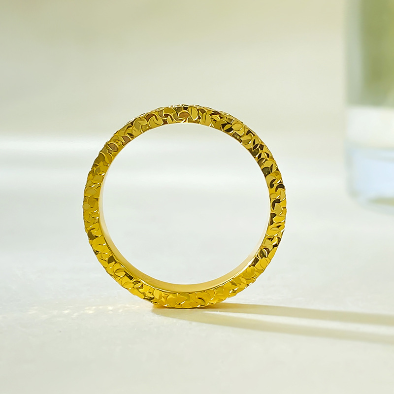 Sparkling Irregular Wedding Band