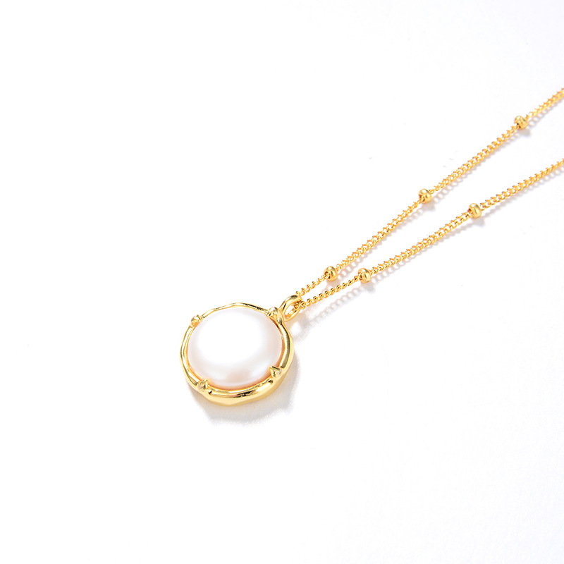 Halo Baroque Pearl Necklace