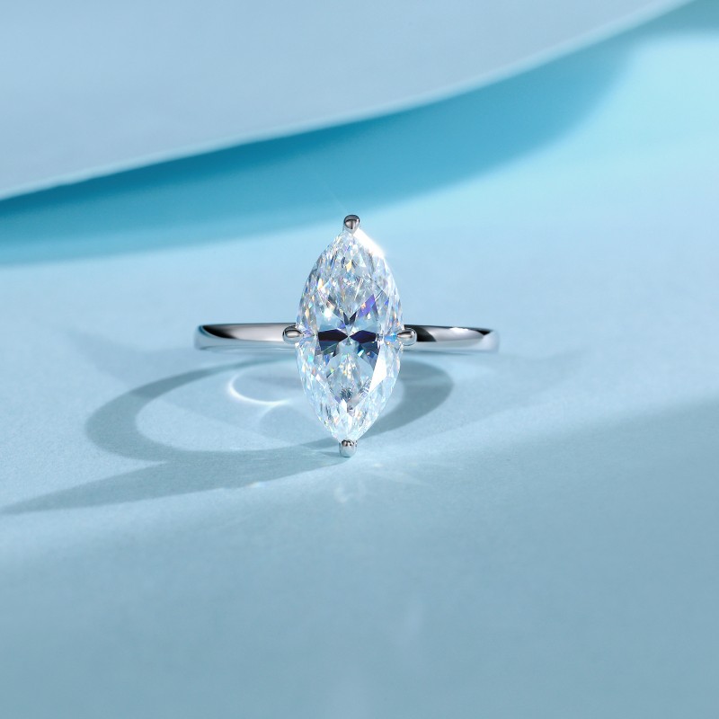Classic Four-Prong Multi-Shape Moissanite Ring