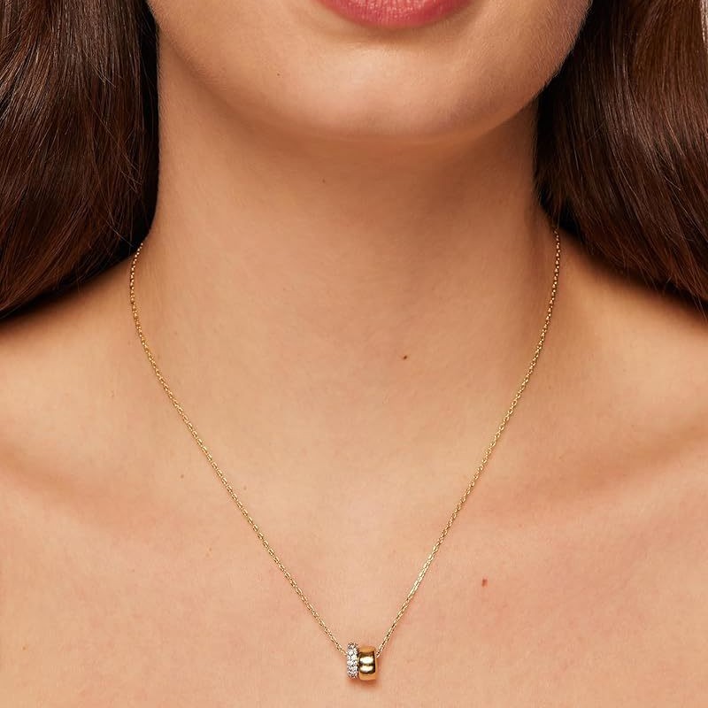 Two Rondelle Necklace