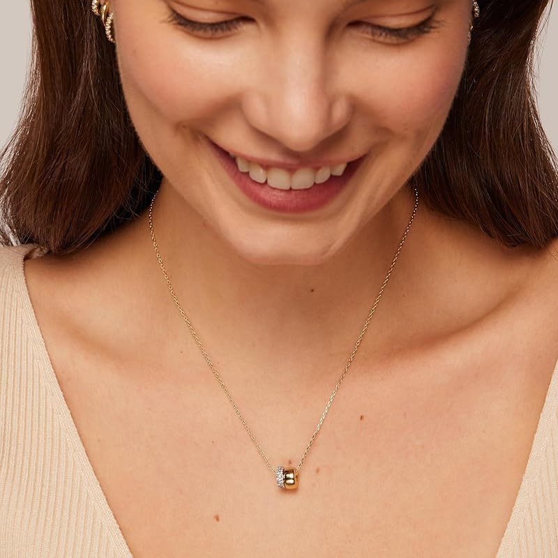 Two Rondelle Necklace