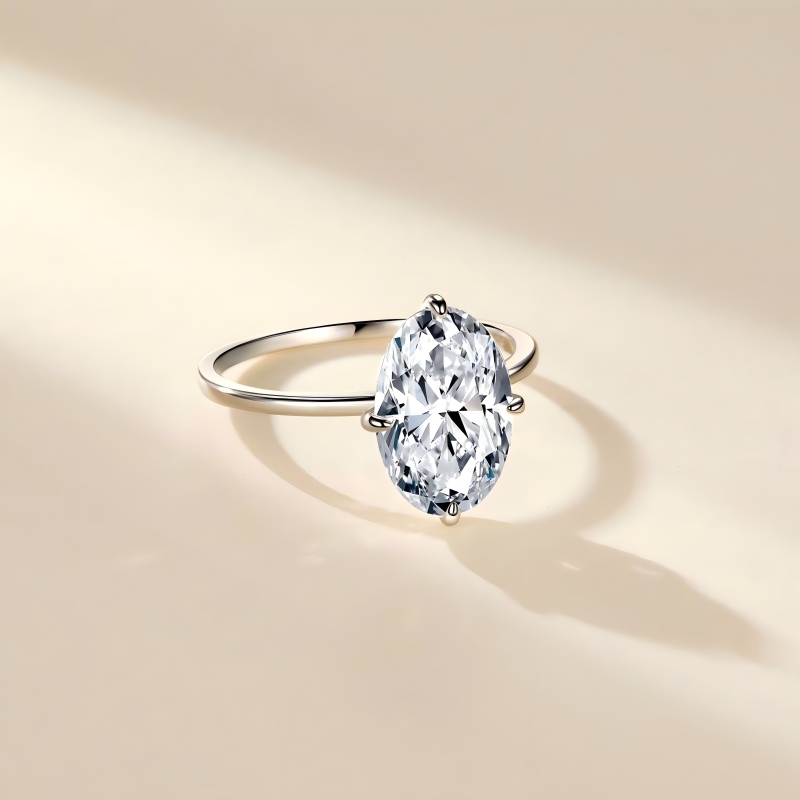 Classic Four-Prong Multi-Shape Moissanite Ring