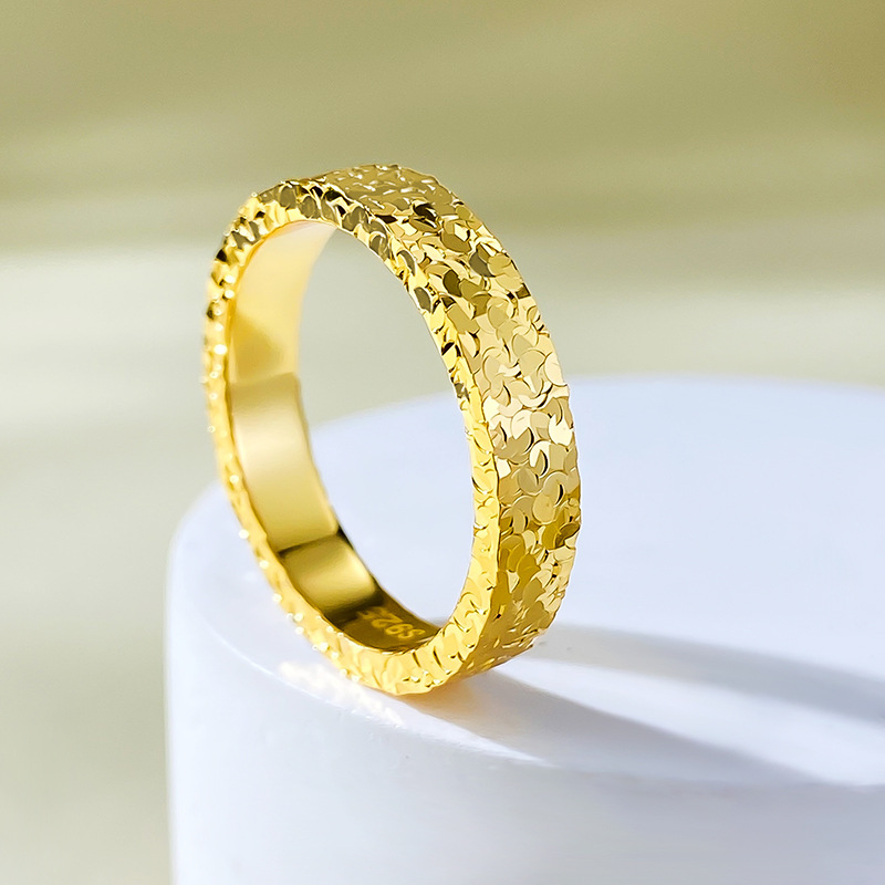 Sparkling Irregular Wedding Band
