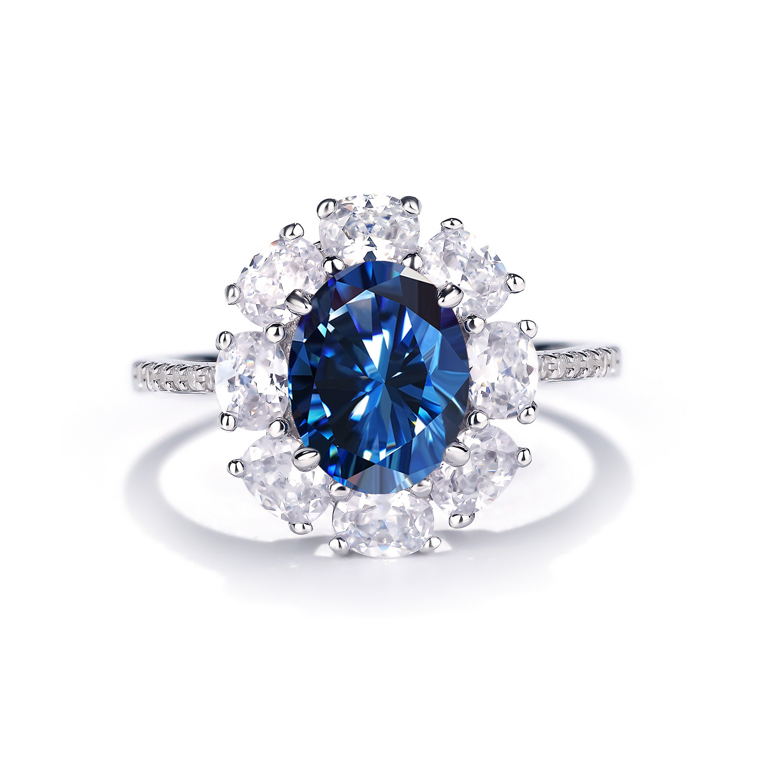 Princess Diana's Halo Moissanite Engagement Ring