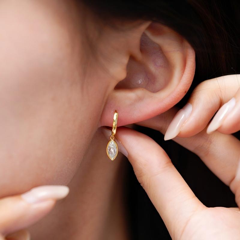 Multi-Shape Moissanite Drop Earrings (1.0 ct.tw.)
