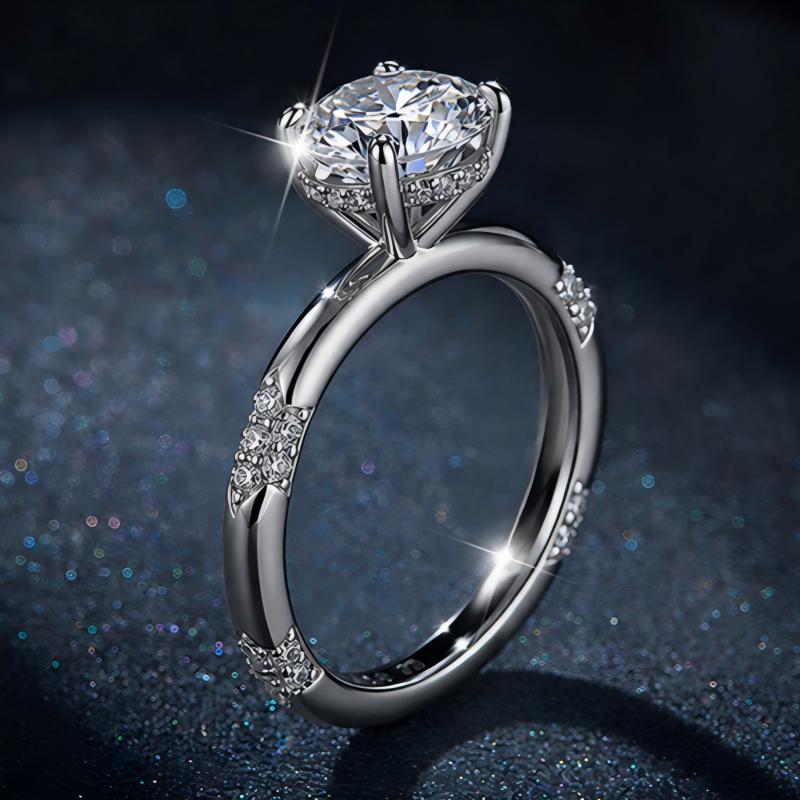 Secret Garden Moissanite Ring