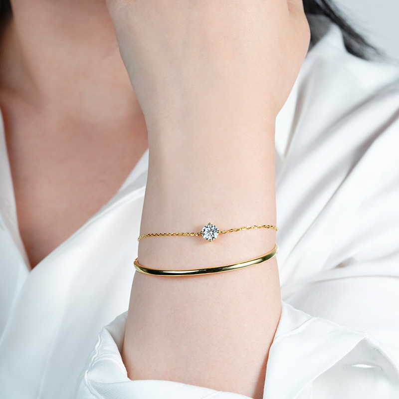 Leach Moissanite Bracelet