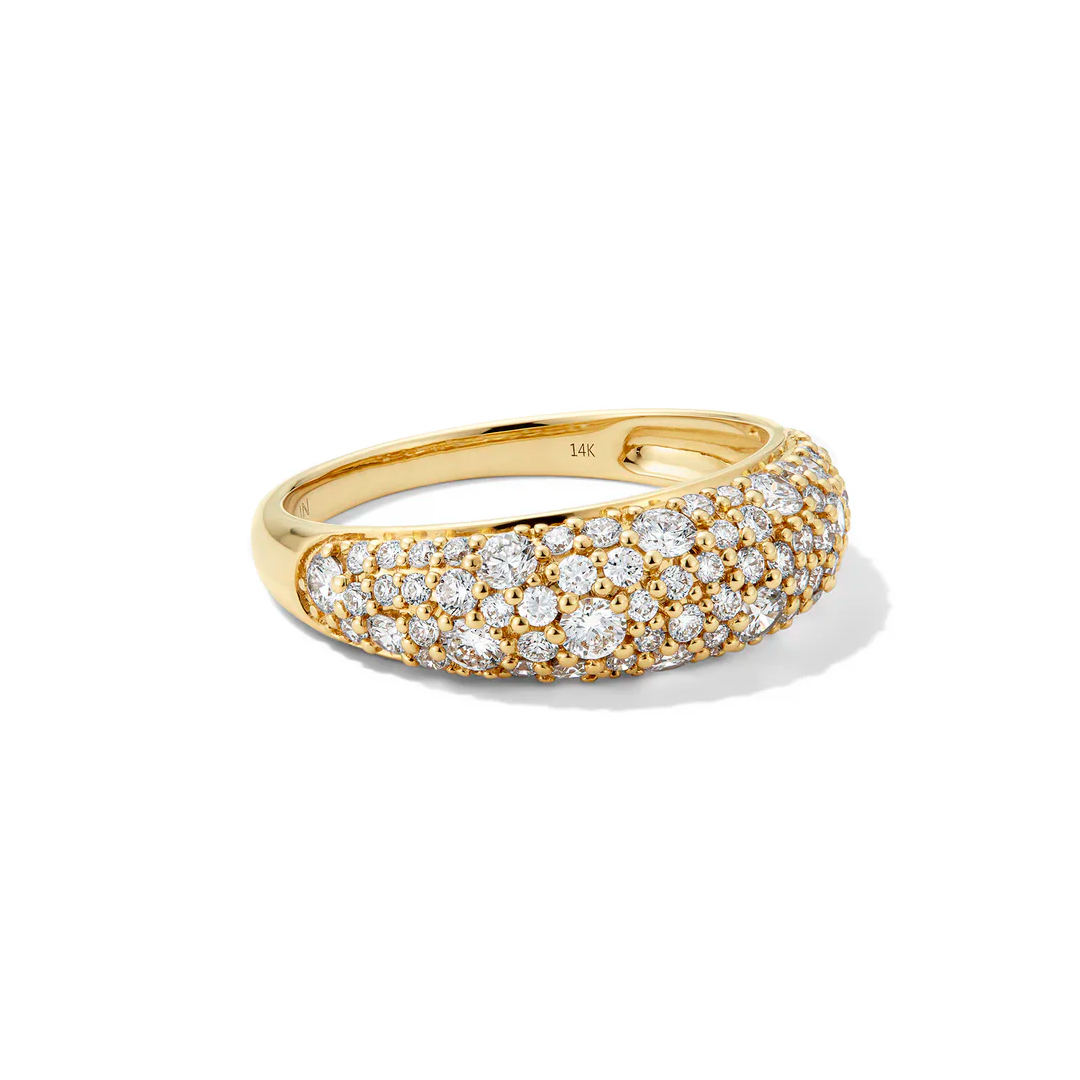 Dome Pave Ring