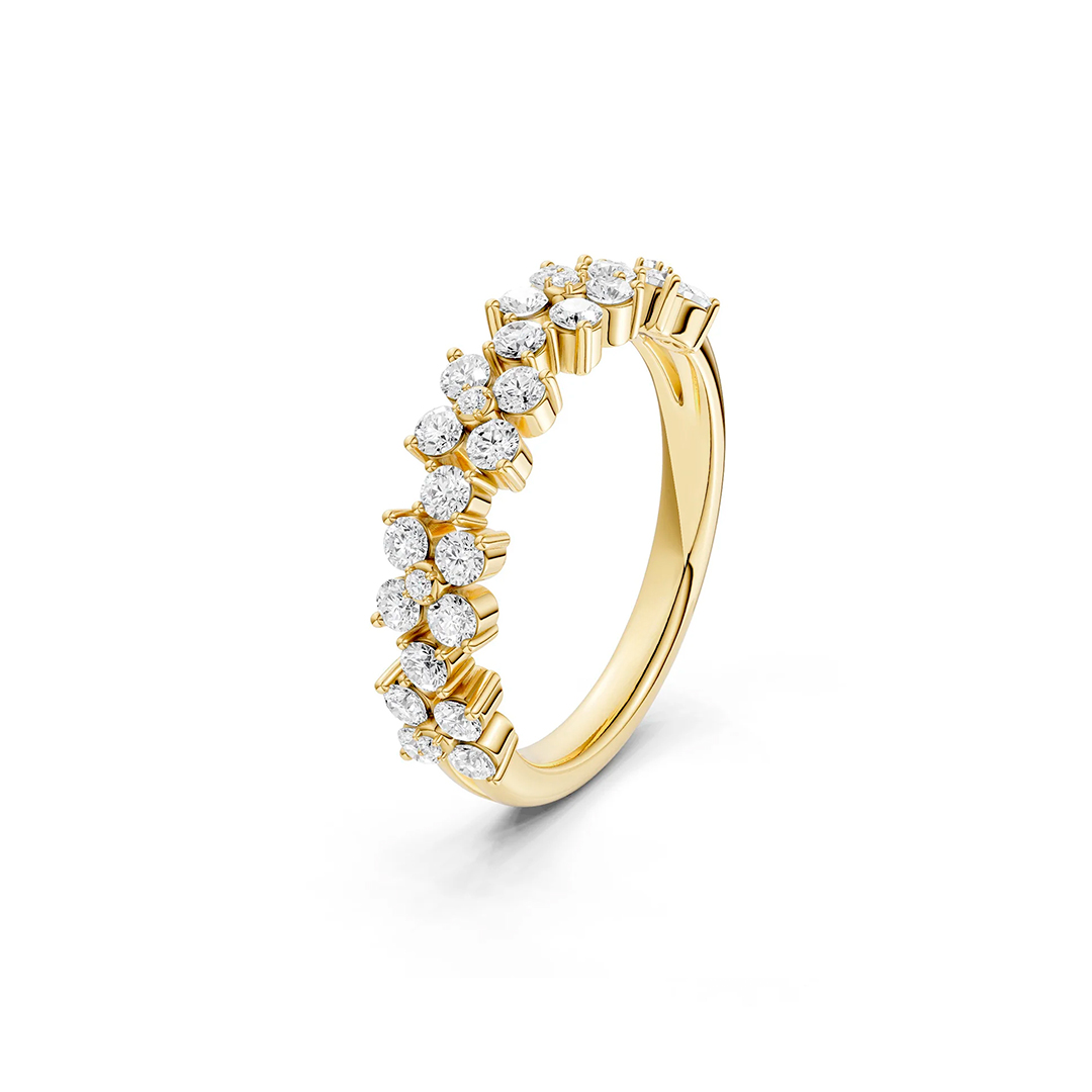 Alyssa Radiant Bouquet Moissanite Ring