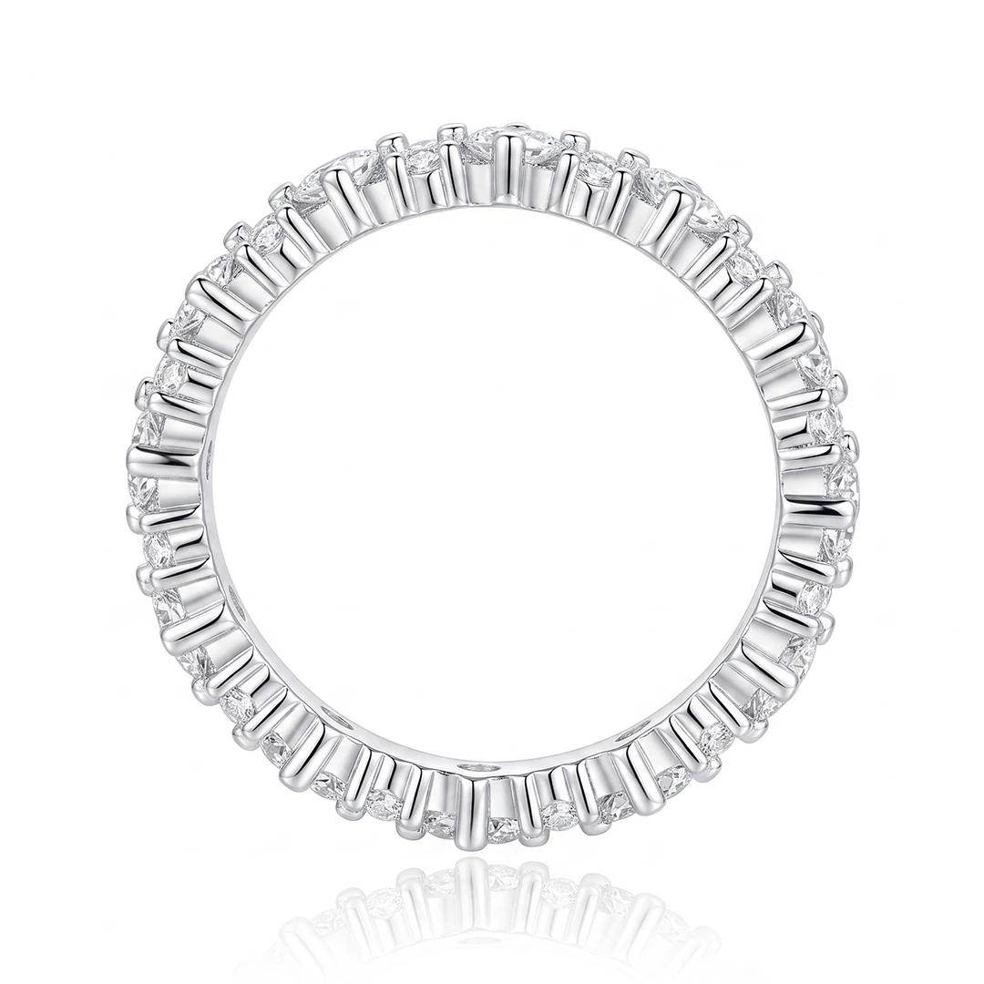 Petal Shining Moissanite Ring
