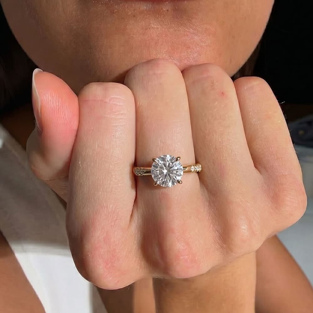 Secret Garden Moissanite Ring